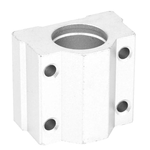 Heavy-Duty Linear Bearing Slider SCS10UU 10mm for CNC and 3D Printer Parts, Aluminum Flange Bearing with mounting holes