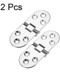 Two Pack Folding Table Hinges Self Supporting Cabinet Door Hinges Flush Mounted For Cabinets Space Saving DIY Hardware