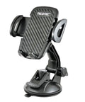 Heavy Duty Car Phone Mount With Grip Tight 3 Inch Sticky Gel Suction Cup Hella Secure Locking Lever For Dashboard Or Windshield.
