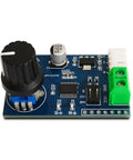 Straight Up Dual Channel SG90 Servo Control Motor Driver Board For Pluggable Robot Arm Projects And Smooth RC Steering Gear Debugging Setup Game Changer close-up of knob and output connections.