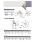 Reverse Micro Magnetic Powder Clutch With Single Axis Brake System For Precision Motion Control technical specifications diagram