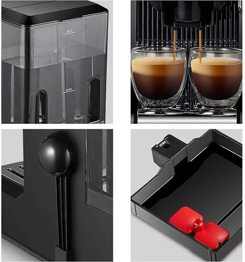 Compact Latte Machine With 20 Bar Espresso Semi Automatic Milk Frother Steam Wand 1250W High Power Removable Parts details