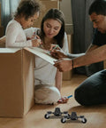 Heavy Duty 4 Pack Furniture Dollies Making Moving A Breeze Carbon Steel Frames Handling Huge Loads Without Breaking A Sweat Ideal For DIY Pros Shifting Stuff When Energy Matters Most Keeping Items Rolling Smooth Through Tight Spaces And Warehouse Rooms, two dollies on floor