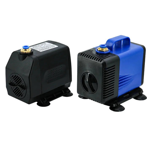 Hella Reliable 75W Water Cooled Circulation Pump Motor For CNC Engraver 110V Or 220V, compact design and dual-color casing.