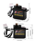 10 Servo Serial Bus Kit With Metal Gear Micro Servos 360 Degree Encoder TTL RS485 for Robot Arm RC Helicopter Arduino Projects