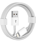 CarPlay USB A To Lightning Charging Cable For iPhone And iPad 3 Foot Car Charger Cord Coiled View