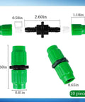 10 Sets Expandable Garden Hose Repair Kit With Dual Channel Connectors For Half Inch And Five Eighth Inch Hoses, Universal Fit
