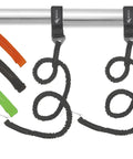 Durable Kayak Paddle Leash And Lanyard Set For Paddles And Rods Stretchable Coiled Leash For Kayak Fishing Accessories Easy Clip