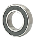 Heavy Duty Chromium Steel Deep Groove Ball Bearing 6902RS with Rubber Seal 15mm x 28mm x 7mm single piece front view