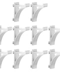 Aluminum Freezer Shelf Clips Must Have Ten Pack Easy To Install Cooler Shelf Braces For Refrigerator Support Hooks Tough And Not Easy To Deform