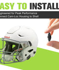 Chin Strap Thumb Screws Compatible With SpeedFlex Youth Football Helmets Keeps Chin Straps Secure To Prevent Helmet Displacement During Big Hits And Rough Plays Durable Black 4 Pack Simple Replacement Hardware For Safer Practices And Games