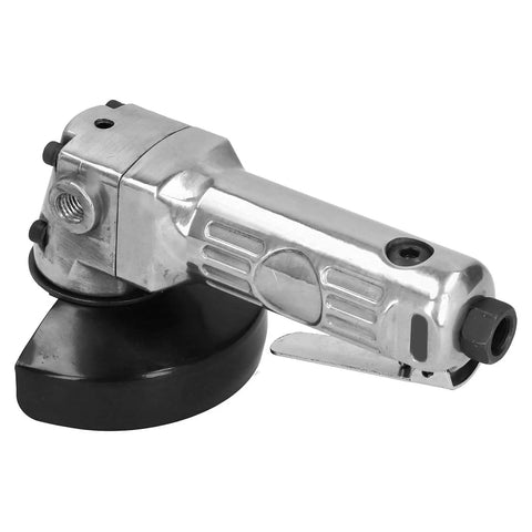 Tough As Nails 4 Inch Pneumatic Air Angle Grinder Cranking Out 11000 Rpm With Precision Linear Ball Bearings for metal cutting and welding.