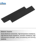 Rectangle Graphite Blocks Pack Of 5 100X20X2Mm For Melting Casting And Electrolysis High Purity Graphite Plates displayed with specifications.