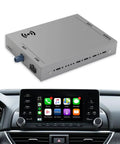 Accord 10th Gen Honda Wireless CarPlay Module for 7 Inch Non-Touchscreen Dashboard, gray box, USB port visible