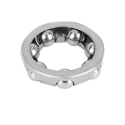 Four Pack 25Mm Ball Bearing Cages For Bicycle Crank Bearings And Rear Wheel Retainers With Seven Balls, Steel Construction