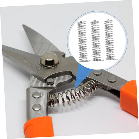 Top Quality 100 Pieces Mini Stainless Steel Compression Springs Assortment Kit For Cool DIY Repairs And Varying Mechanical Projects Perfect To Fix Stuff At Home Or In The Garage With Ease. Mini stainless steel compression springs in pruning shears for repair use.