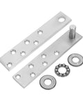 Hidden 360 Degree Door Hinge For Secret Bookcase Doors, Heavy Duty Concealed Pivot In Stainless Steel, Smooth Quiet Operation