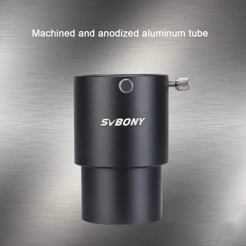 2 Inch Extension Tube For Telescopes SV158 Back Focus Travel 55mm, machined anodized aluminum with locking thumbscrew