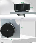 Motor Replacement For 110 CFM Bathroom Exhaust Fans In Eight By Eight And One Quarter Inch Housing, Compatible With 676 D 2676F A, 684NT A, 684 D 2684F A, 674 A And Other DX90 Series, DIY Friendly Install, Quiet Operation