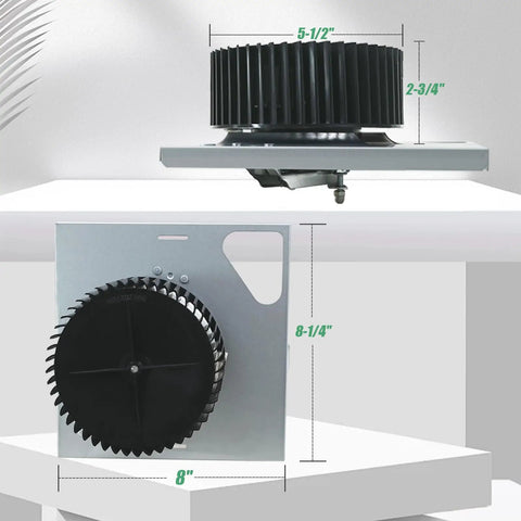 Motor Replacement For 110 CFM Bathroom Exhaust Fans In Eight By Eight And One Quarter Inch Housing, Compatible With 676 D 2676F A, 684NT A, 684 D 2684F A, 674 A And Other DX90 Series, DIY Friendly Install, Quiet Operation