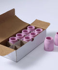 Box of Ceramic TIG Nozzle Cup 53N61S For Welding Torch Half Inch 8 Gauge WP Series 9 18 25 26 Compatible 10 Pack