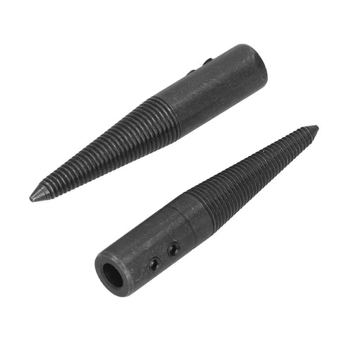 Top Notch Tapered Spindle Adapter Kit Holds Six Pieces For Bench Grinder And Buffer Polish Wheels Featuring Dual Thread Directions Plus Two Quick Grip Wrenches For No Fuss Grinding Projects - two tapered spindle adapters made of heat-treated steel.