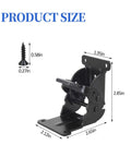 Badass Snap Lock Hinge Brackets For Tables And Bed Frames, Killer Spring Loaded Pivot Hardware, durable steel mount size dimensions.
