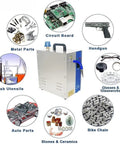 Hardcore Jewelry Steam Cleaner Machine To Kick Some Serious Grime And Make Gold Silver Rings Watches And Dentures Gleam Like New Without Any Sweat Or Hassle Ever Again with various cleaning items