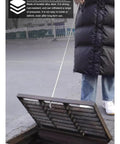 Beefy Steel Manhole Cover Hook With Smart Leverage For Hassle Free Septic Tank Removal And Rust Proof Finish That Slays Heavy Labor And Keeps Your Crew Rolling Smooth Everyday lifting a metal manhole cover.