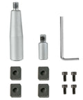 Accessory components for 8 Inch Horizontal and Vertical Rotary Table for Milling Machines with 3 Slots MT 3 Compatible