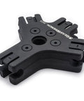 Close-up of Pro-Grade 2 Or 3 Jaw Internal External Ratcheting Puller, 5 Ton Capacity base plate with locking mechanism