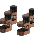 Four Piece Set Adjustable Aluminum Clip Fixture Glue Clamp For LCD Screen Repair Tool To Secure Replaced Screens In Place On Smartphones, Computers, Laptops, Tablets And Ebooks Bronze Finish