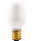 Incandescent C7 Nightlight Bulbs 7W Dimmable With E12 Candelabra Base Frosted Finish Warm White 2850K Cozy Glow Ideal