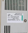 CNC Servo Drive Amplifier 0.3 kW Three Phase 200 To 230V Industrial Motion Control Unit Sealed In Box Ready To Plug In For Heavy Duty Machining And Automation, label close-up