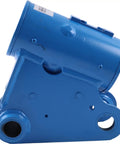 Hydraulic Platform Rotate Actuator Replacement For Boom Lift SX-150 SX-180 Tough As Nails Workhorse Spare Part side view blue actuator component.