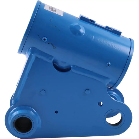 Hydraulic Platform Rotate Actuator Replacement For Boom Lift SX-150 SX-180 Tough As Nails Workhorse Spare Part side view blue actuator component.