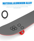 100 Pcs Skateboard Bearing Washers And Hardware Kit For Trucks And Longboards, aluminum alloy washers on skateboard surface