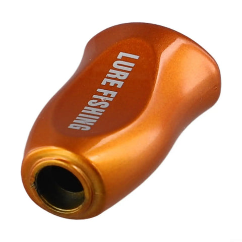 Premium Gold Fishing Reel Knob Grip For Baitcasting Rods Upgrade Your Casting Gear With This Ultra Light ABS Handle Part For Effortless Action And Smooth Performance On Any Water Drop Or Carbon Rocker Setup, gold ABS reel knob