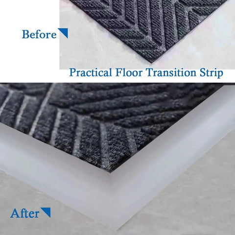 Self Adhesive Carpet And Floor Transition Strip For Home Reno, PVC Threshold Edging Trim, bridges carpet and tile edges