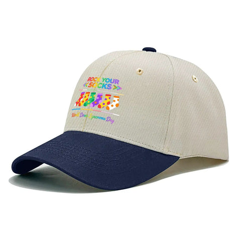 Lightweight Adjustable Womens Cap For World Down Syndrome Day Awareness March 21 Washed Distressed Low Profile Baseball Hat Totally Built For Running Or Everyday Wear With Adjustable Buckle Fit