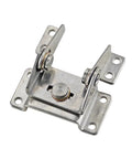 Dual-axis torque hinge, stainless steel; 360° rotation, Amazon brand, 1 piece.