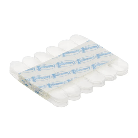 Clear Mini Adhesive Hanging Strips For Wall Decor Hassle Free Setup Works Like A Charm Strong Hold Clean Pop Off Zero Tool Nonsense Totally Undetectable Refill Pack For Heavy Duty Clips And Home Organization