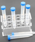 Clear Acrylic Test Tube Rack With Twelve Sockets For 10ML Tubes Plastic Centrifuge Tube Holder Stand All In One Lab Organizer