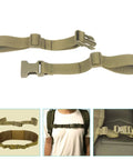 2 Pack Adjustable Backpack Straps With Retractable Buckles For Outdoor Travel Hiking Camping And Jogging Gear Heavy Duty Nylon Quick Dry Easy Replacement Army Green