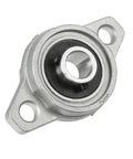 Two Pack KFL000 10mm Bore Zinc Alloy Self Aligning Pillow Block Flange Bearing Heavy Duty Rust Resistant Durable Pillow Block Mount for Machinery Home Shop Projects Smooth Alignment, zinc alloy flange bearing