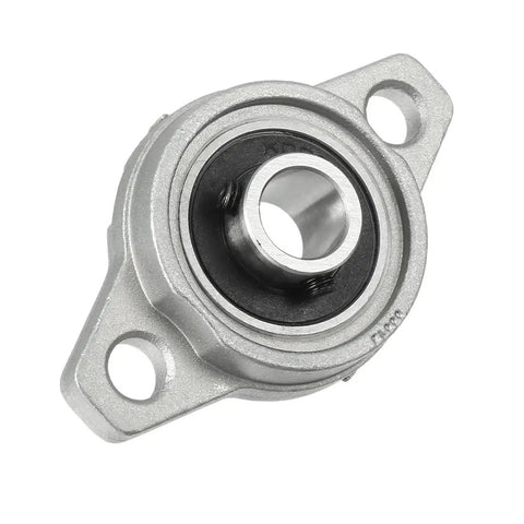 Two Pack KFL000 10mm Bore Zinc Alloy Self Aligning Pillow Block Flange Bearing Heavy Duty Rust Resistant Durable Pillow Block Mount for Machinery Home Shop Projects Smooth Alignment, zinc alloy flange bearing