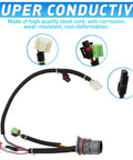 GM 4L80E Transmission Internal Wire Harness With Temp Sensor For 1994 1995 1996 1997 1998 1999 2000 2001 2002 2003 Models
