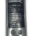 SKIL Model 2238 electric wrench showing detailed specifications including volts and RPM, compatible with Tough As Nails Electric Wrench Battery Replacement For Model 2238.