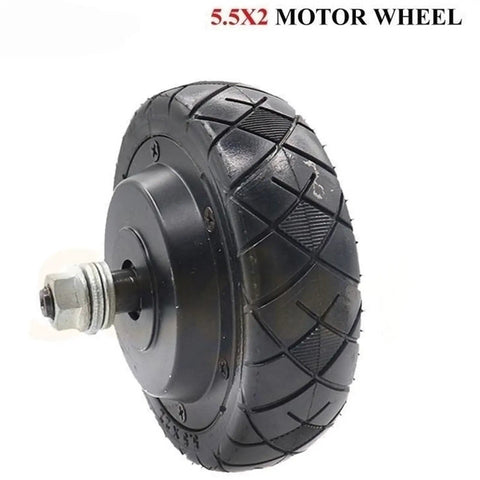 5.5 Inch Brushless Hub Motor Electric Skateboard With Solid Tires For Real Riders Total Grip On Wet Or Dry Surfaces Smooth