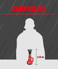 Beefy 5 Ton Screw Jack For Vehicles And Home Projects, Heavy Duty Car Support Jack With Height Adjustable 9.5 To 13.4 Inches in red